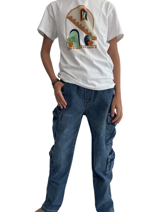 Kids' Cargo Jeans – Comfort & Style