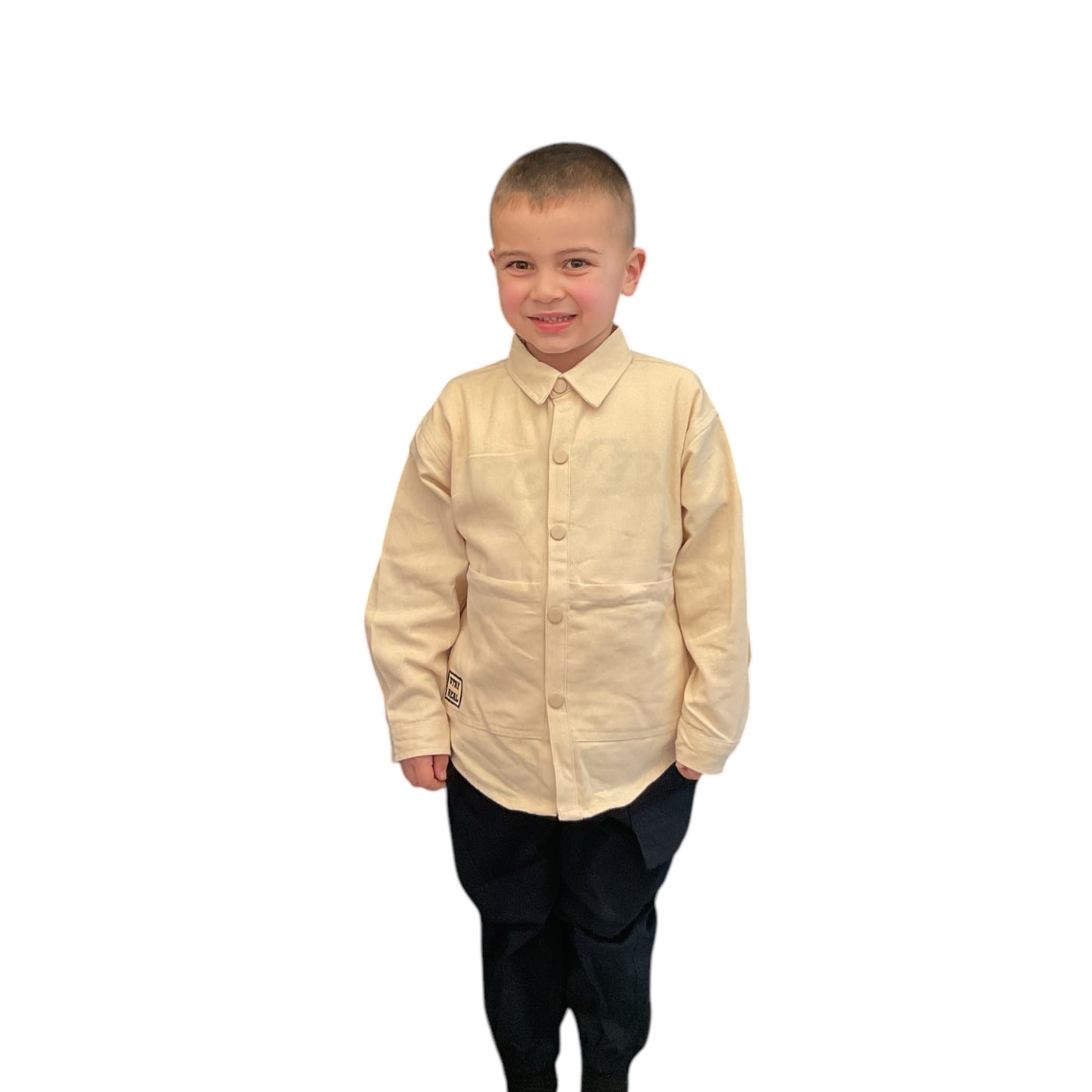 Boys' Casual Button-Up Shirt – Stylish & Comfortable