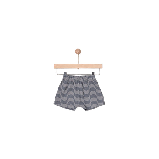 SHORTS ORGANIC LICORICE WAVES ALLOVER