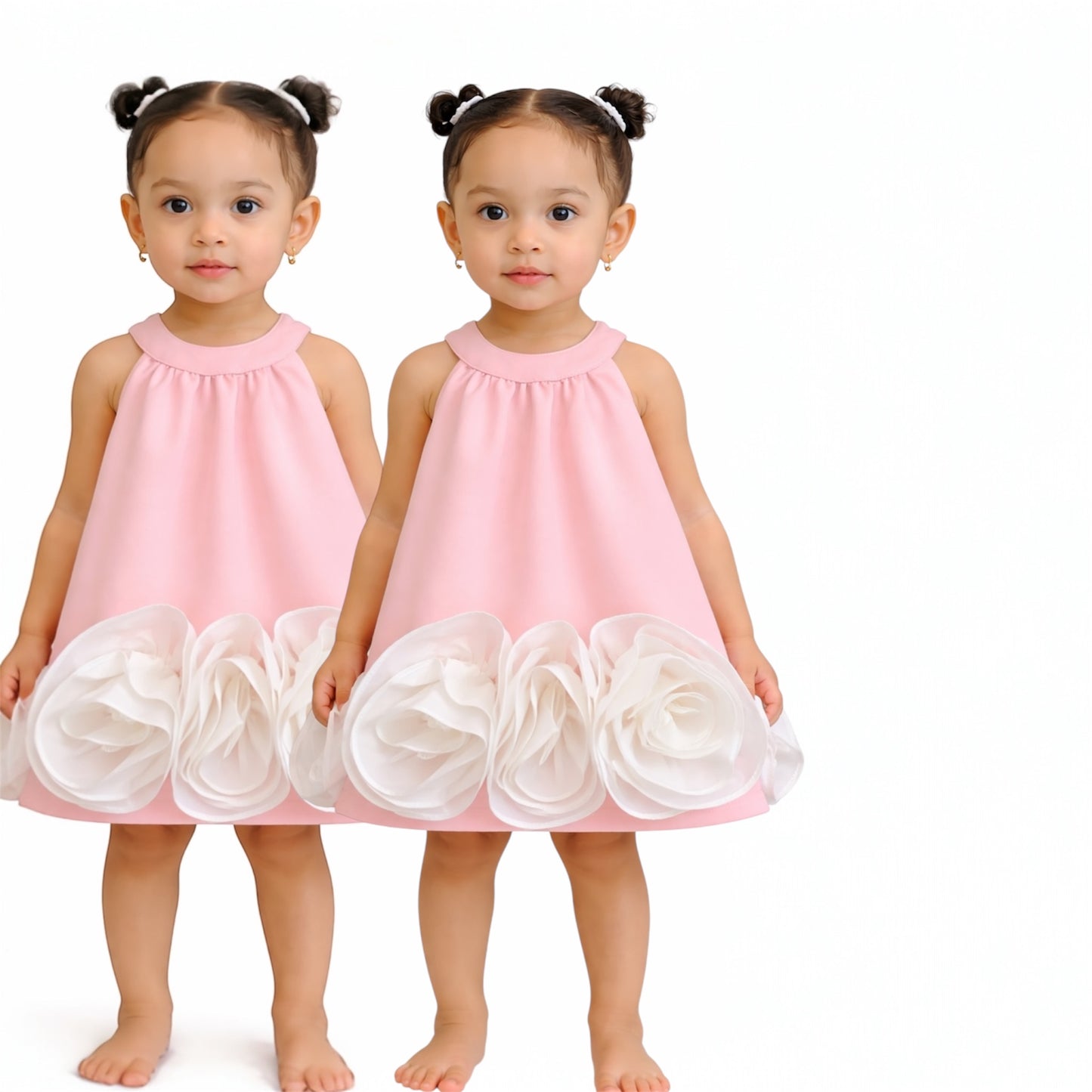 Statement Flower Hem Dress