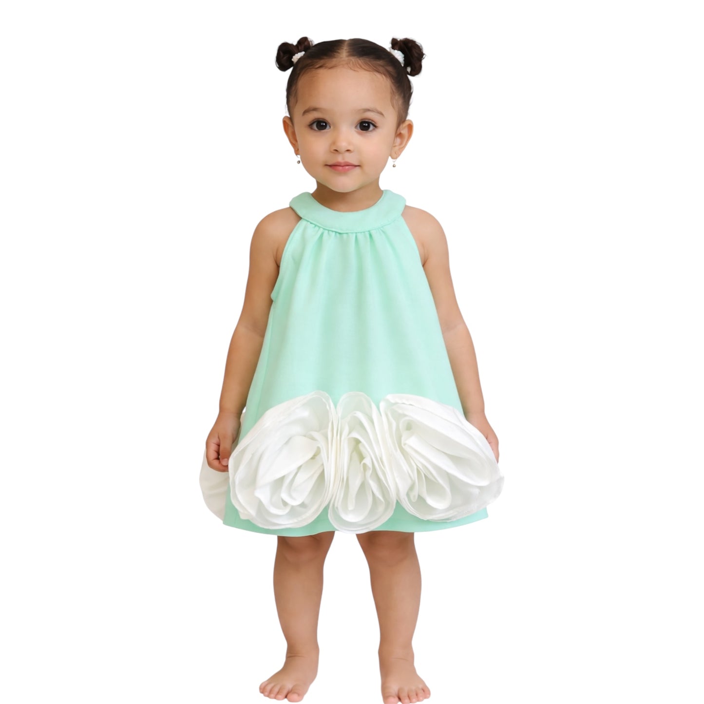 Statement Flower Hem Dress