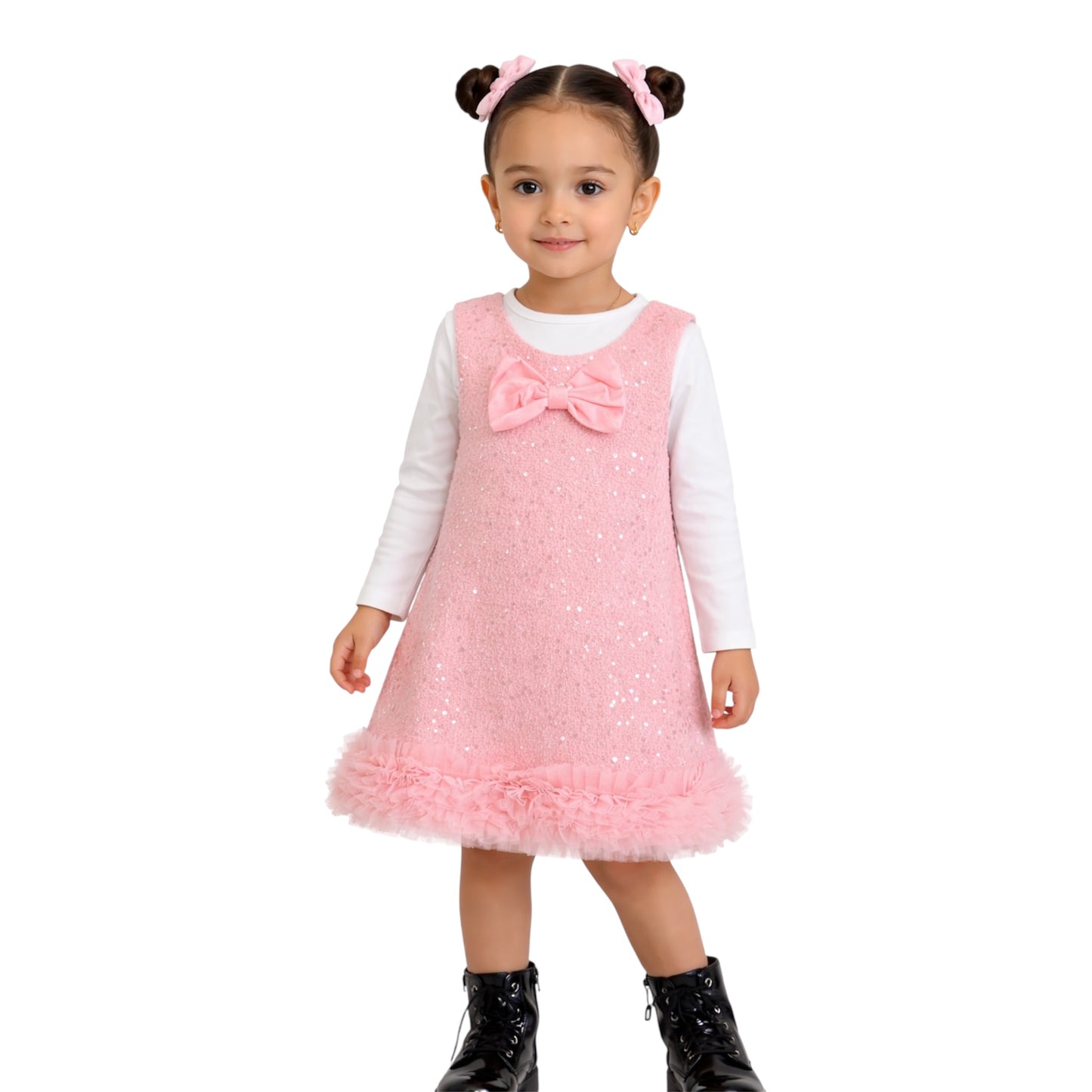 Girls Sparkle Tulle Dress Set
