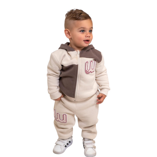 Baby Boys Color Block Tracksuit Set