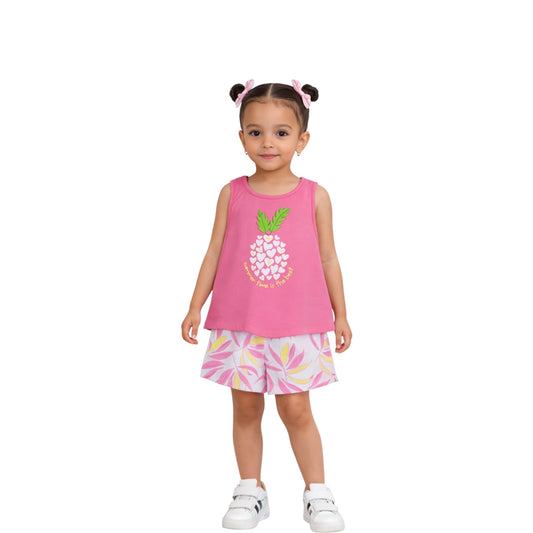 Girls Pineapple Summer Set