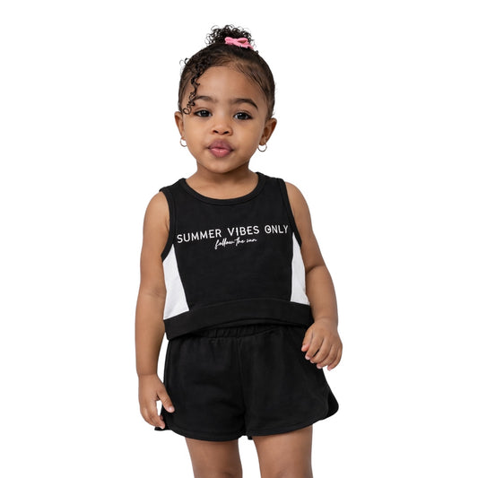 Girl Summer Top & Shorts Set