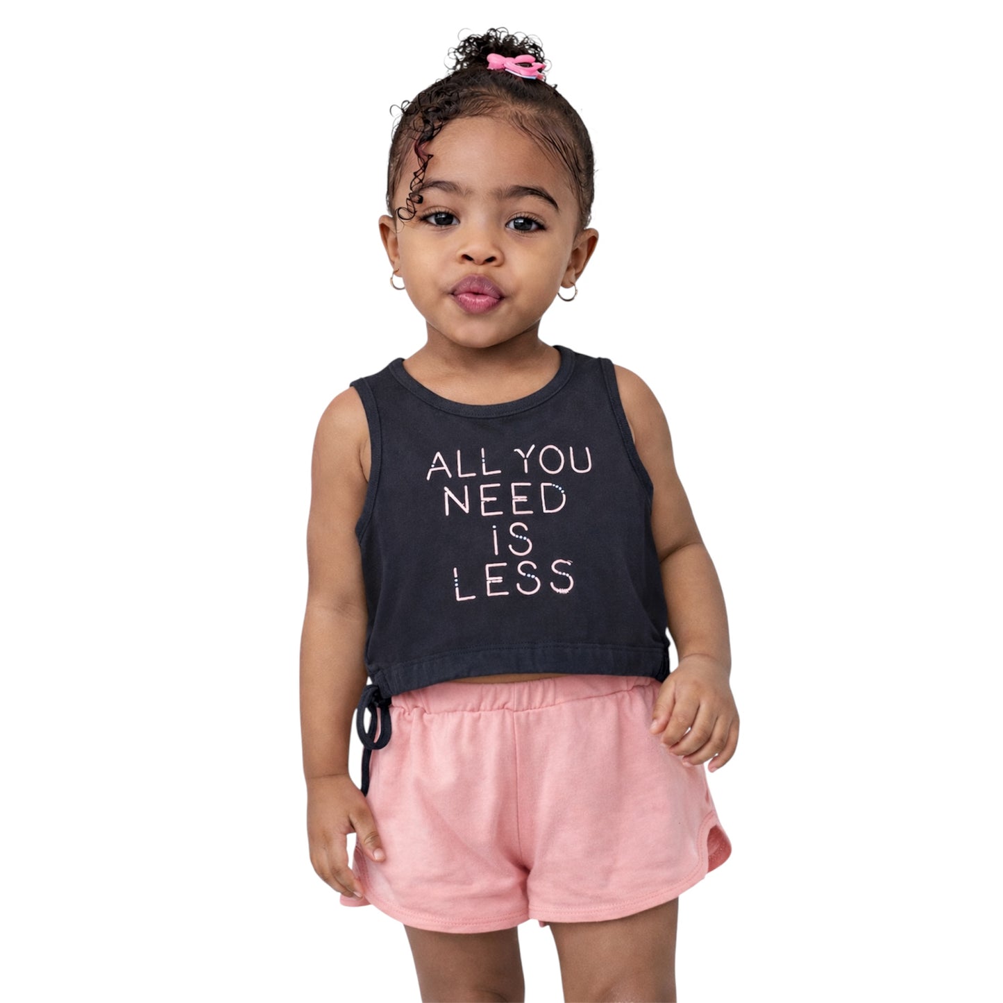 Girl Printed Top & Shorts Set