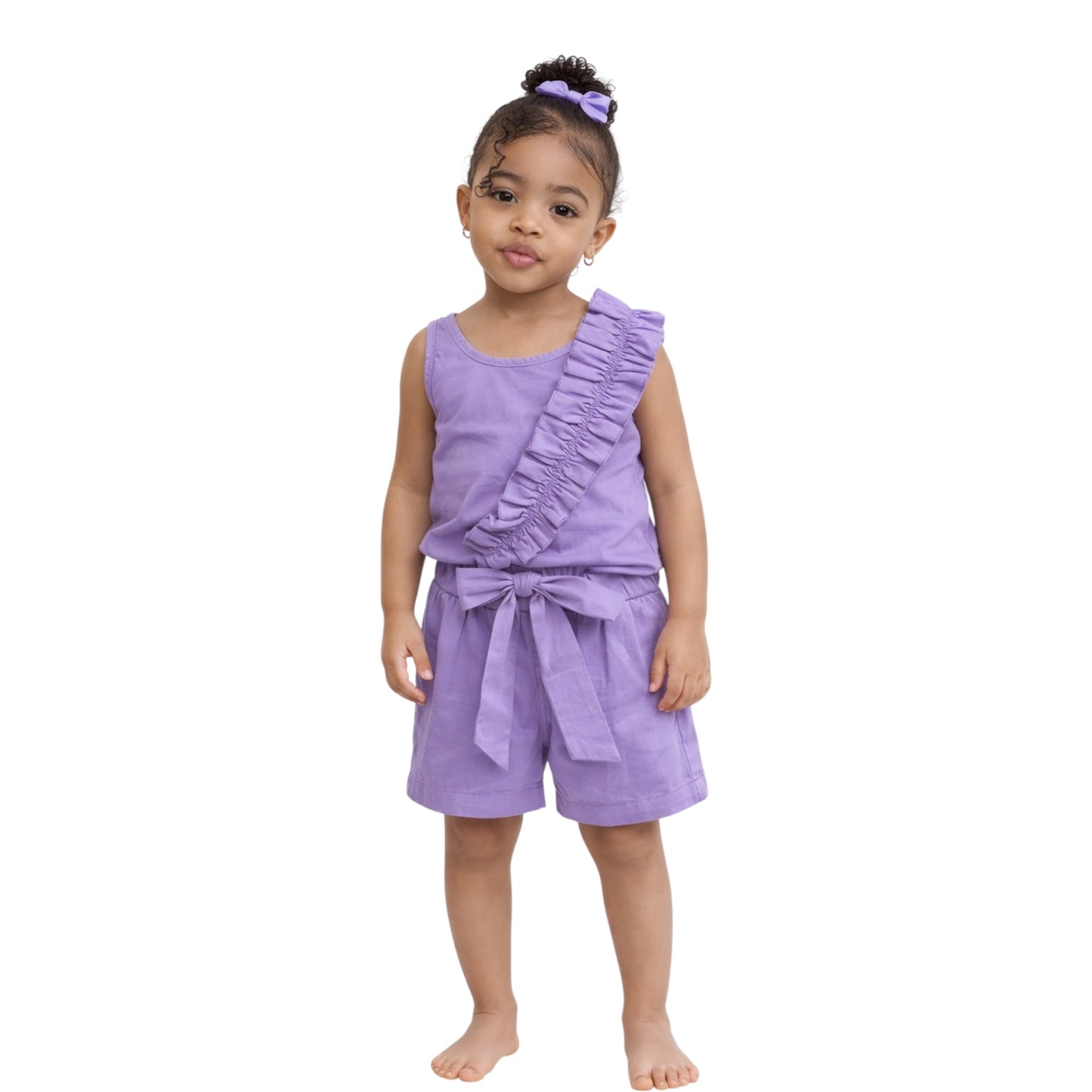 Girl Ruffle Top & Shorts Set