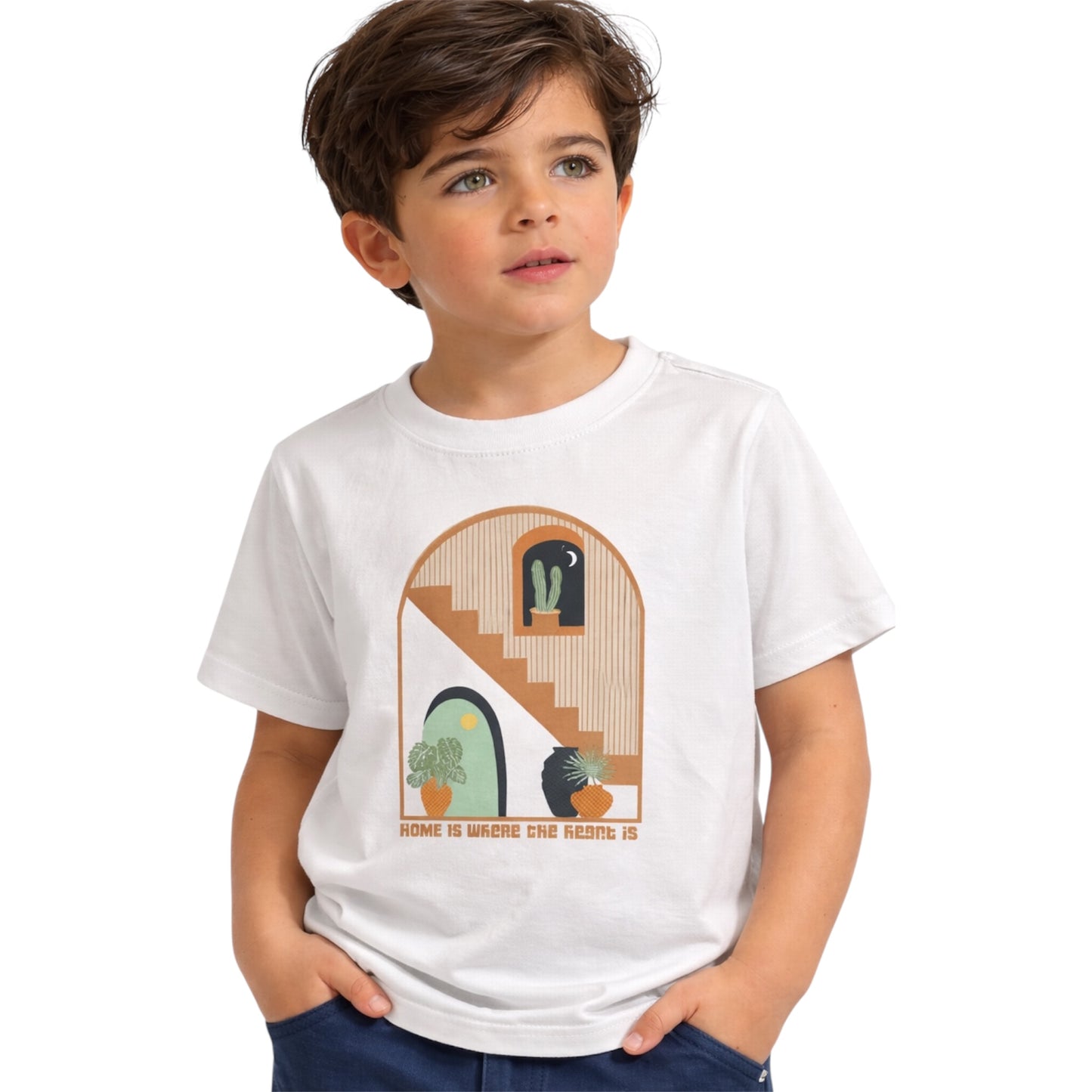 Αγόρι T-Shirt με Στάμπα