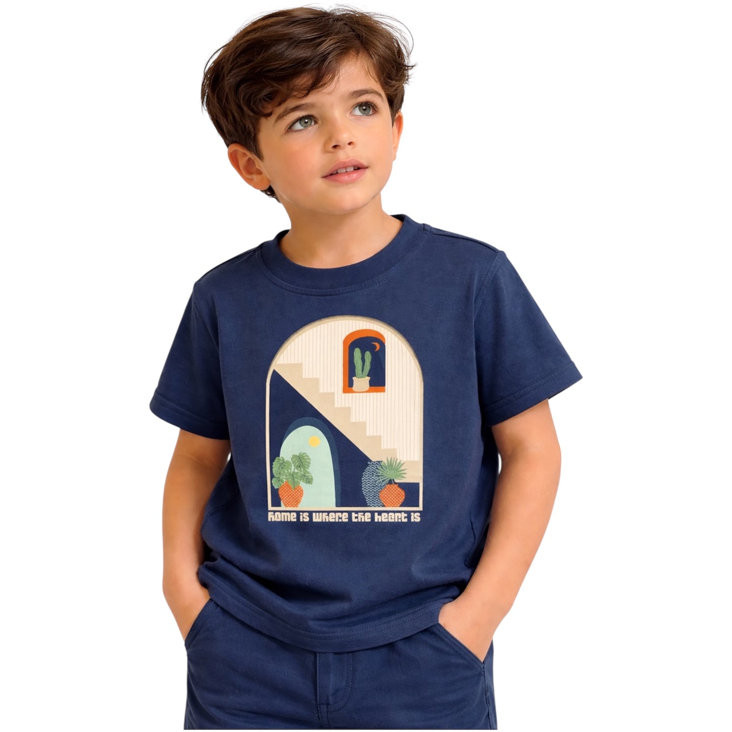 Αγόρι T-Shirt με Στάμπα