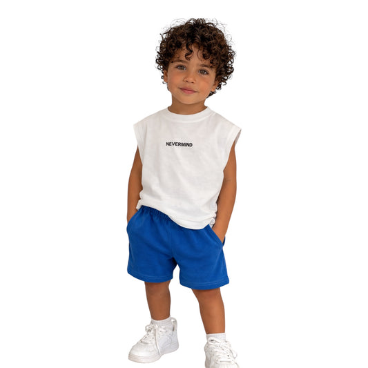 Boy Sleeveless T-Shirt & Shorts Set