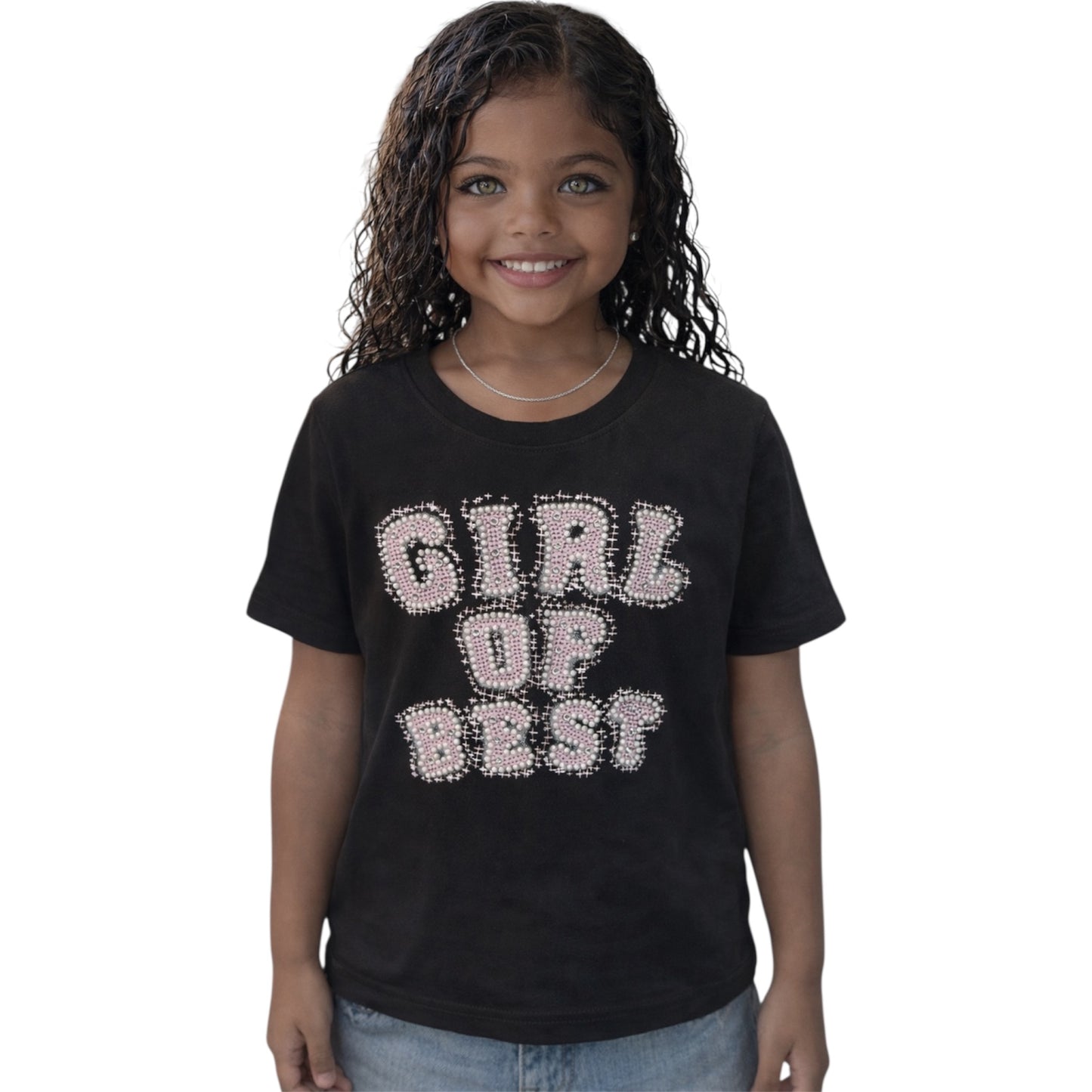 Κορίτσι T-Shirt με Στάμπα “Girl of Best”
