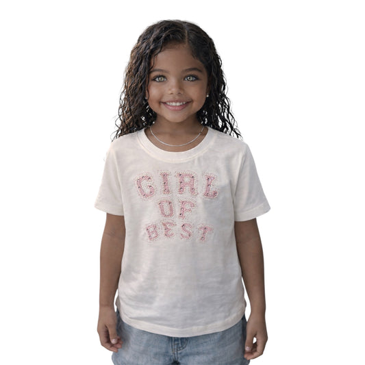 Κορίτσι T-Shirt με Στάμπα “Girl of Best”