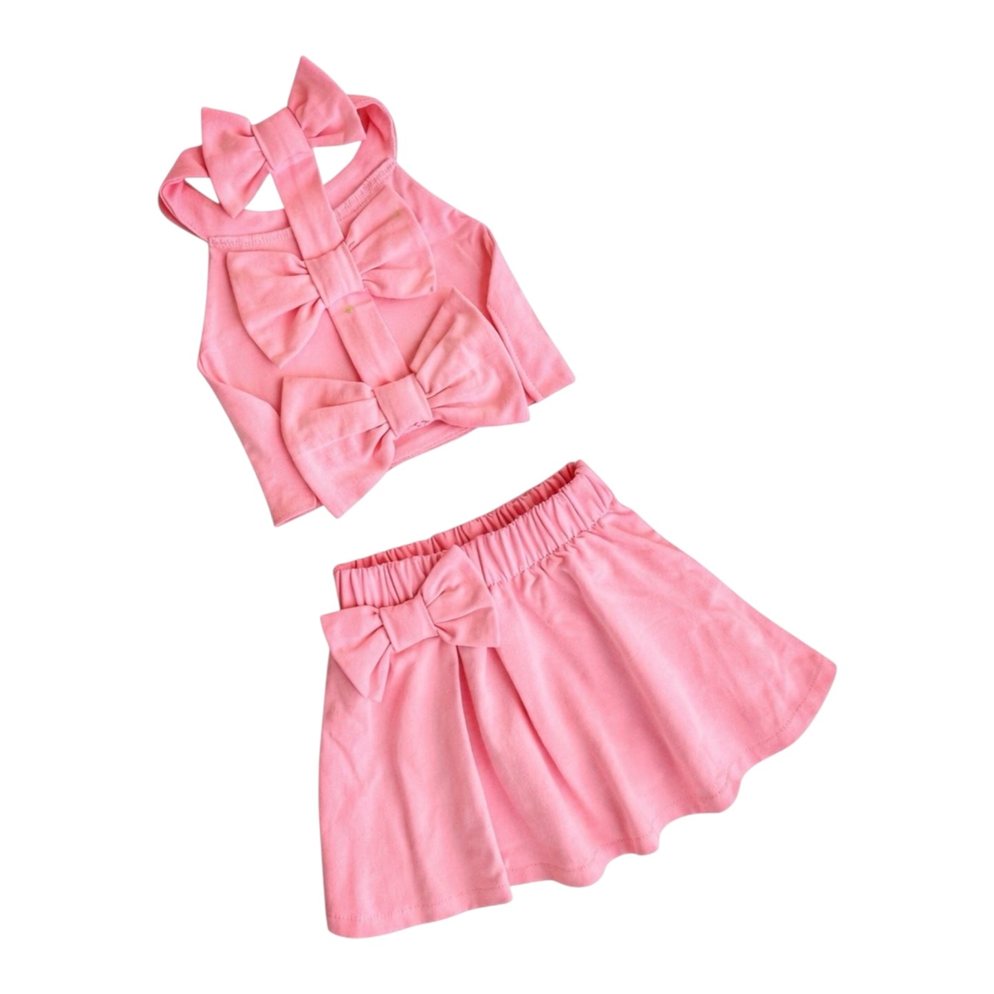 Girls Bow Detail Set