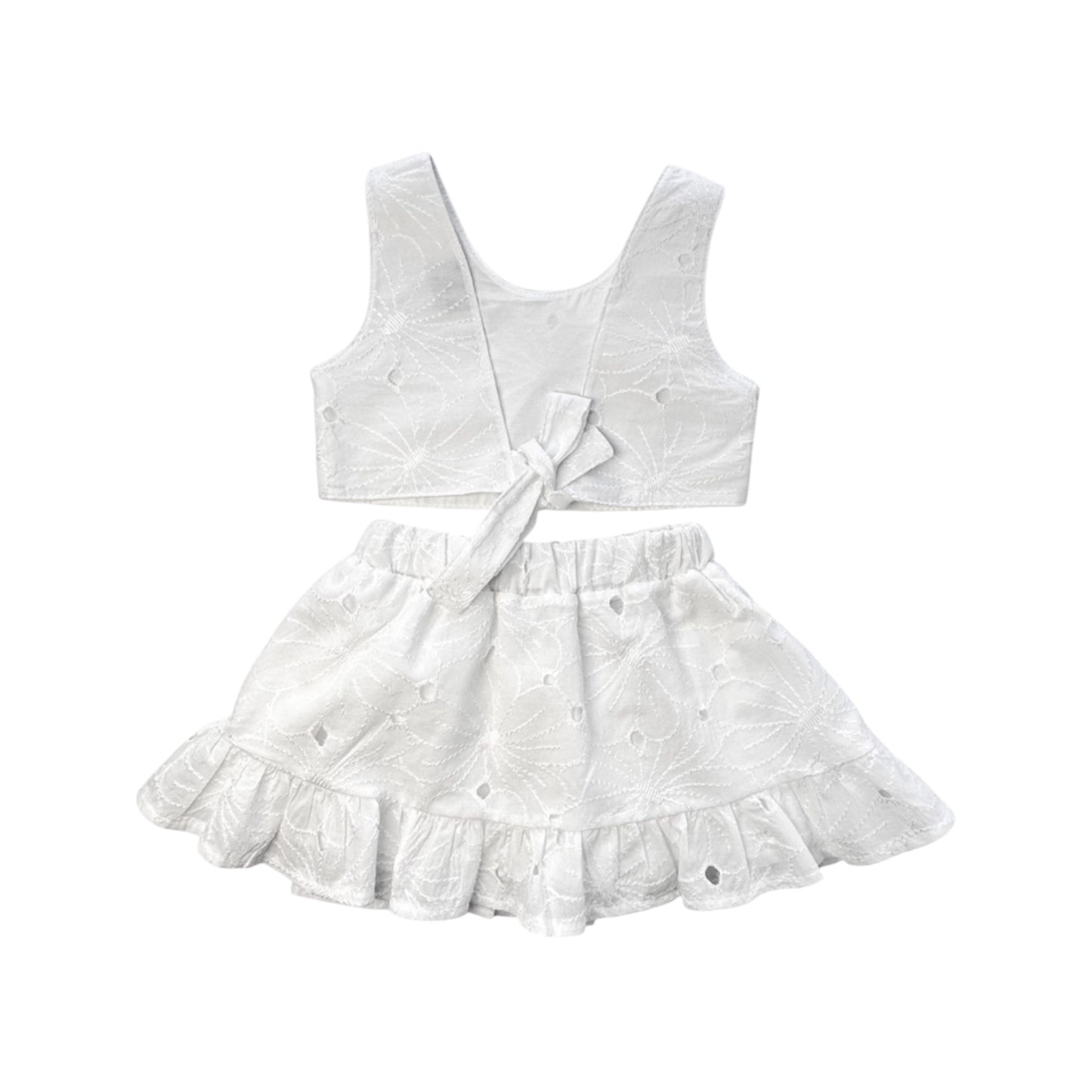 Girls Broderie Set