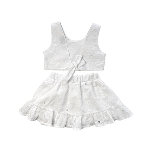 Girls Broderie Set
