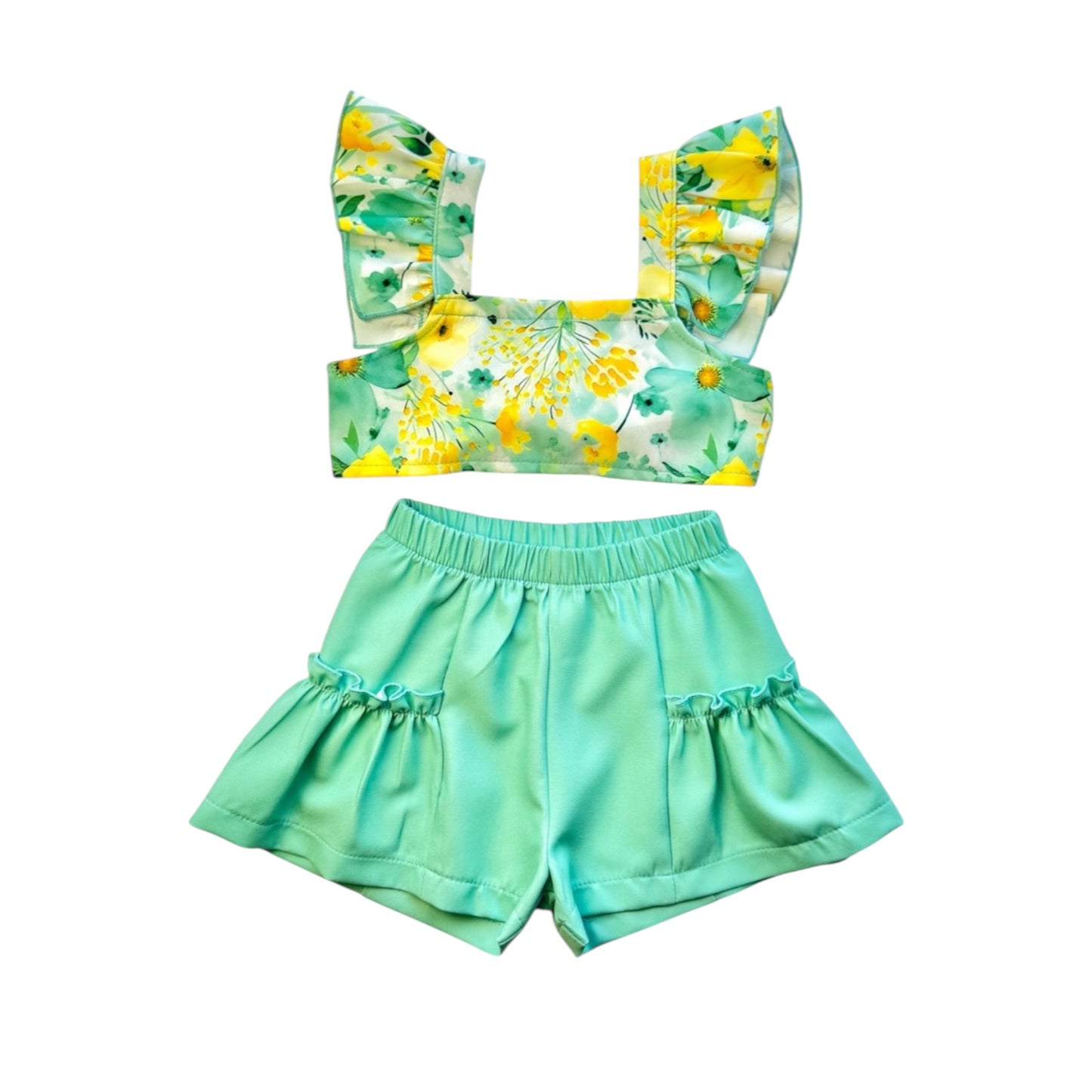 Baby Girl Top & Shorts Set