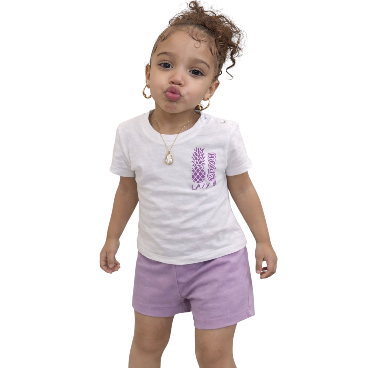 Girl Cotton T-Shirt &Shorts Set – NEK Brand