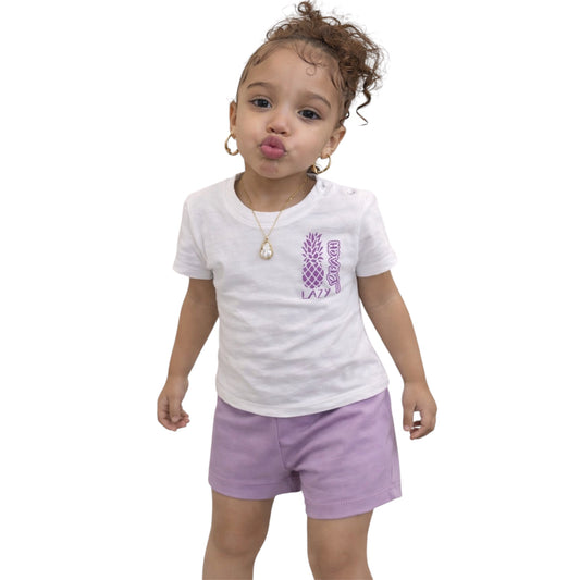 Girl Cotton T-Shirt &Shorts Set – NEK Brand