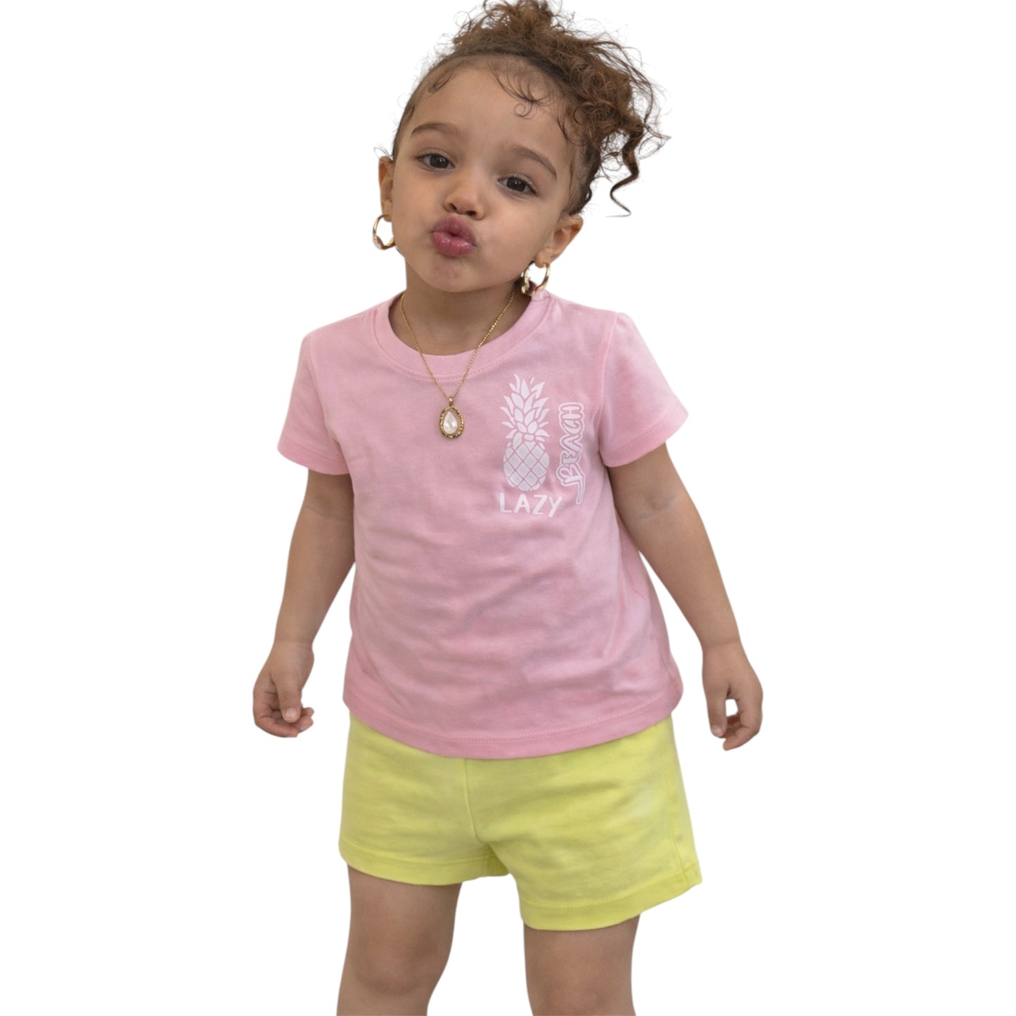 Girl Cotton T-Shirt &Shorts Set – NEK Brand
