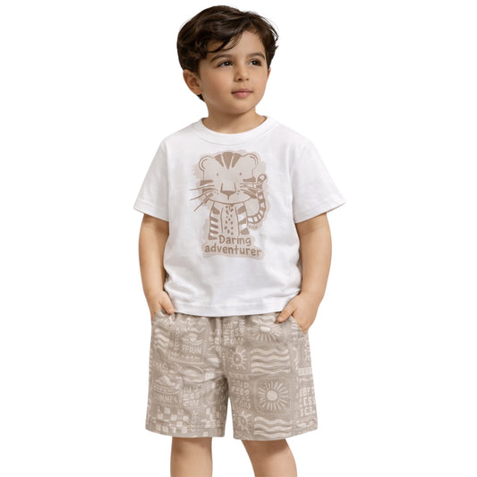 Boys NEK “Daring Adventurer” T-Shirt &Shorts Set