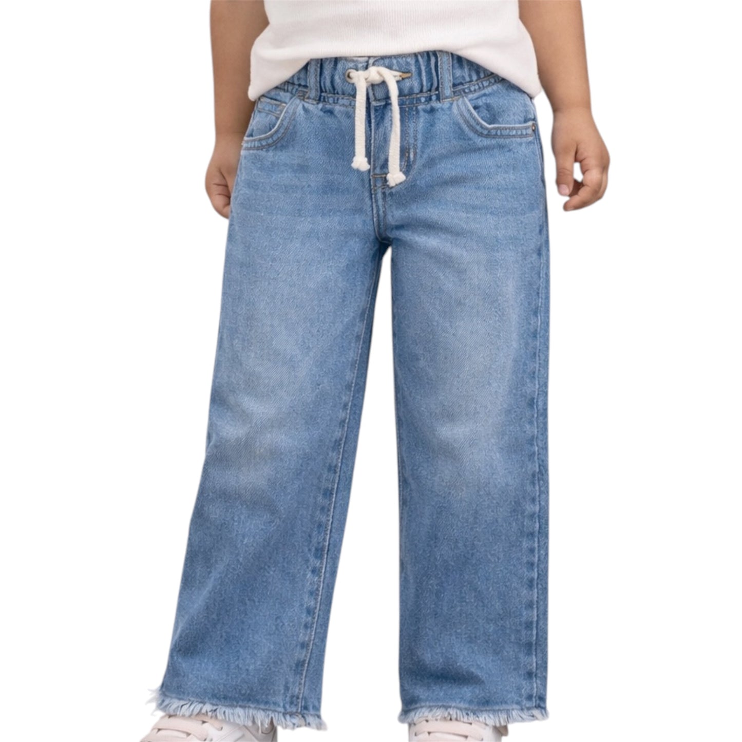 Girls NEK Denim Style Wide Leg Pants