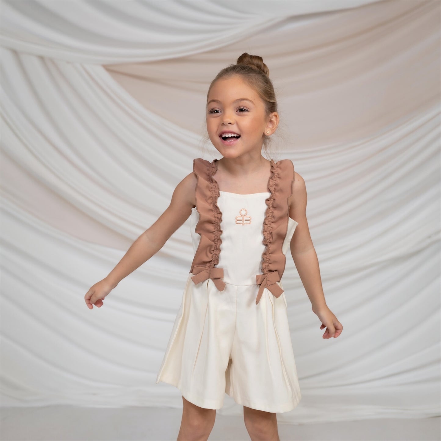 Girls Minimo Ruffle Detail Jumpsuit