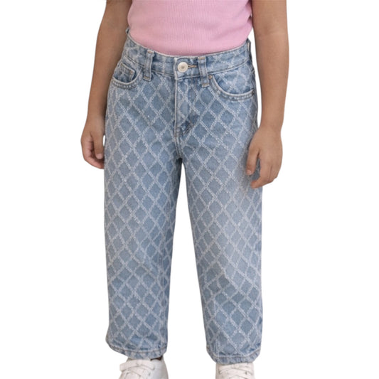 Girls Rhinestone Detail Pants