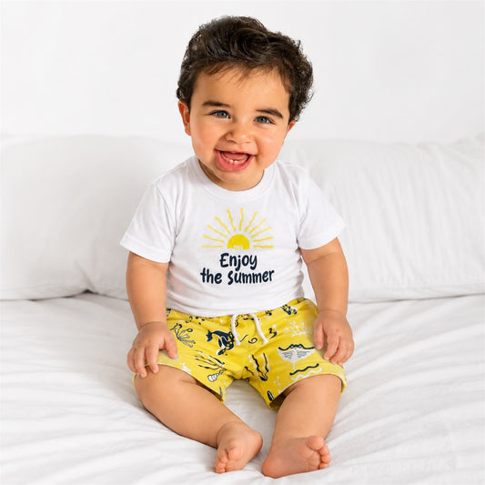 Baby Boy Summer T-Shirt &Shorts Set