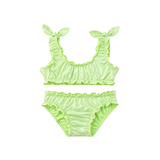 Shimmer Ruffle Bikini Set