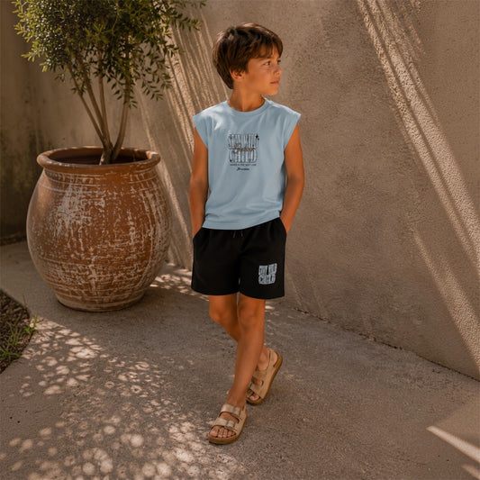 Boy Sleeveless T-Shirt &Shorts Set